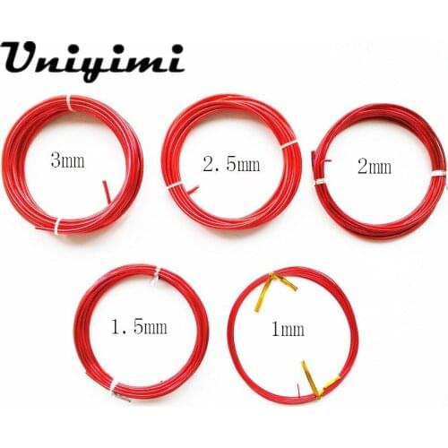 5 Rolls/Lot 2MM 2.5MM Thick Aluminium Bonsai Wire Crafts Bonsai Wrapping Wire Wholesale Supply For Jewelry Making Accessories