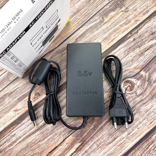 EU AC Adapter Power Supply Charger Cord for Playstation PS2 Slim 70000 Series DC 8.5V
