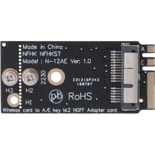 BCM94360CS2 BCM943224PCIEBT2 A/E Key NGFF M.2 Adapter Card Module 12+6 Pin Wireless WIFI Speed