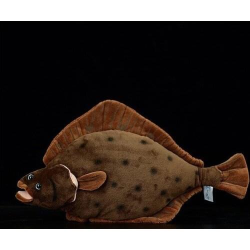 Free shipping Love the flounder doll The Atlantic flatfish plush toys simulation animal plush toys 42 cm