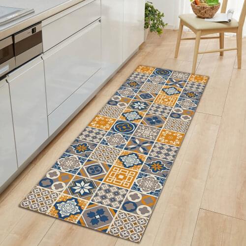Bohemia Home Bath Mat Doormats Anti-slip Entrance Door Mat Rugs Home Floor Mat Carpet for Living Room Bedroom Kitchen Bathroom