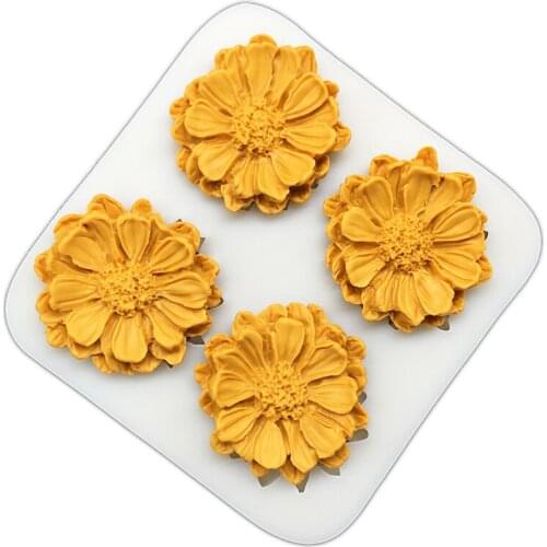 Daisy Silicone Sugarcraft Mold Cupcake Chocolate Baking Mold Fondant Cake Decorating Tools