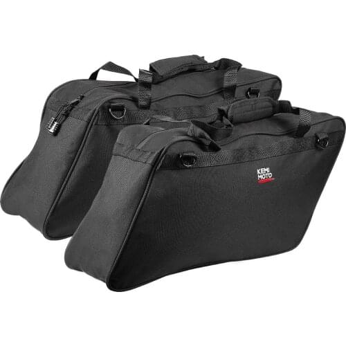 For Road King Motorcycle Universal Saddle Bag Side bag For Kawasaki Chieftain Roadmaster 2014-2017 Touring For Electra Glide