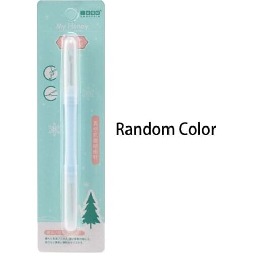 2 In 1 Stainless Steel Looped Double-End Blackhead Remover Needle Acne Tweezer Comedo Pimple Extractor Makeup Tool With Cover