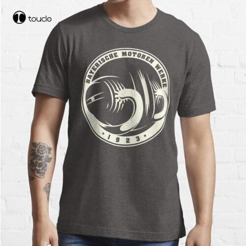 Airhead Engine German British Bike Biker Engine Motorcycle T-Shirt Cotton Tee Shirt