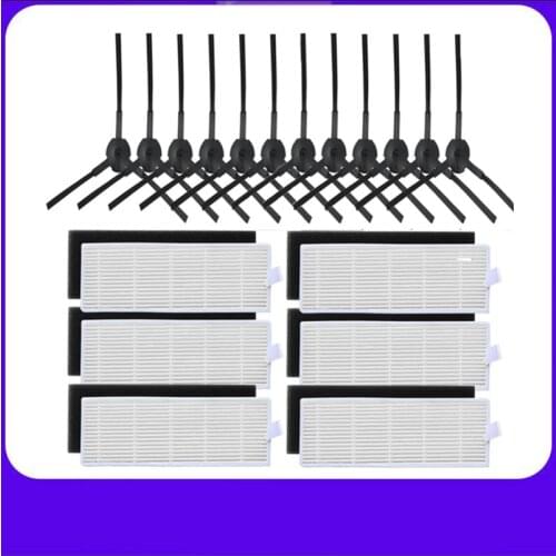 Hepa Filter Side Brush for ILIFE A4 ilife A4s A40 A6 A8 X620 X623 Robot Vacuum Cleaner parts accessories
