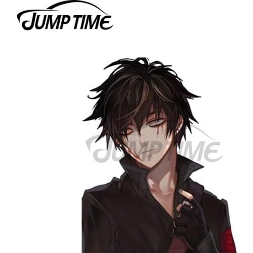 JumpTime 13 x 5.5cm For Anime Boy Decal Scratch-proof Car Door Bumper Vinyl Scratch-Proof Vehicle Trunk VAN Car Stickers