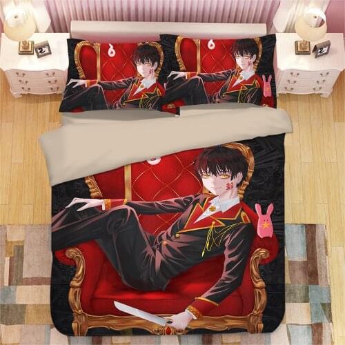 3D Toilet-Bound Hanako-kun Bedding Set Duvet Covers Pillowcases Comforter Bedding Sets Bedclothes Bed Linen bedding sets
