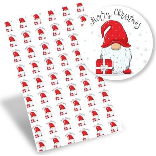 Faux Leather Sheets Christmas Theme Synthetic Leather Printed Vinyl Fabric DIY Handbag Bow Making Supplies 0.8mm 22*30cm IBOWS