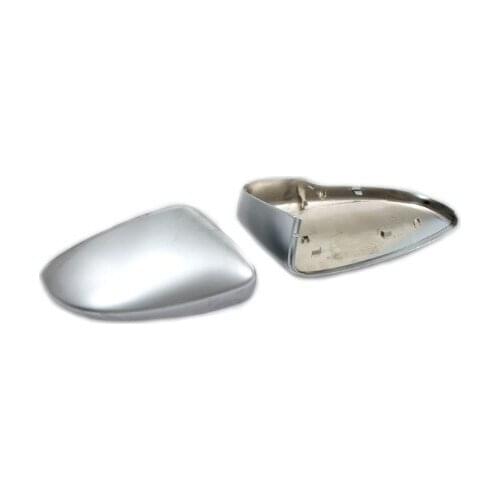 Brush Aluminium Style Matte Chrome Side Mirror Replacement Cap For VW Volkswagen Passat CC