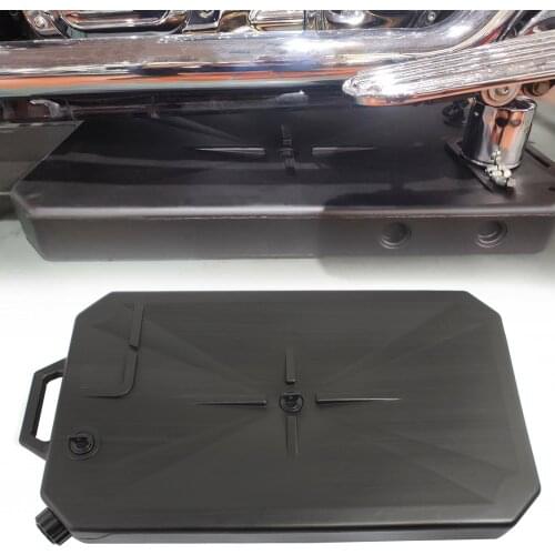 Motorcycle Black ABS Low Profile Oil Drain Pan w/ Spout For Harley Touring Electra Glide FLHT Street 750 XG750 Iron XL 84-20