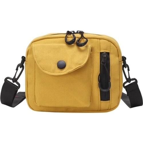 2021 Women Korea Japanese Style Canvas Causal Small New Canvas Students Shoulder Sloping Bundle Messenger Crossbody Bag