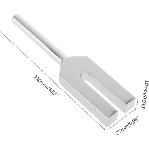 OOTDTY 3pcs Angel Crystal Tuning Fork 4096Hz/4160Hz/4225Hz C Aluminum Alloy Tuning Fork