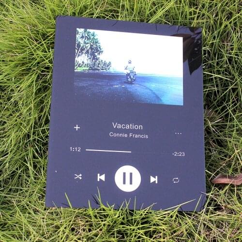 Personalized Scan Spotify Code Acrylic Board Music Song Album Cover Custom Photo Art Player Women Men Gifts
