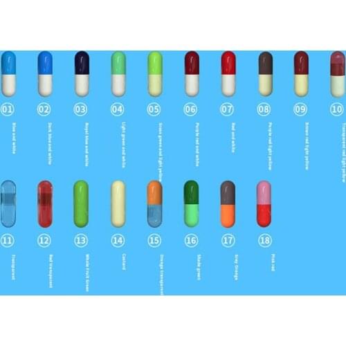 1000Pcs Empty Hard Gelatin Capsule Clear Kosher Gel Empty Gelatin Capsule Gelatin Capsule For Medicine Pills Refill Storage 1