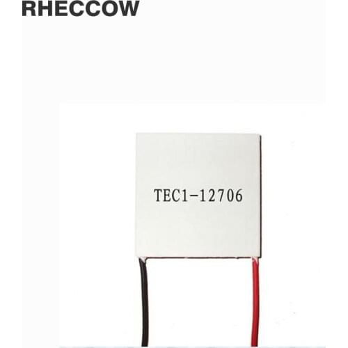 RHECCOW 20pcs TEC1 12705 42.5W 15.4V 5A Thermoelectric Cooler Peltier tec1-12705 semiconductor refrigeration