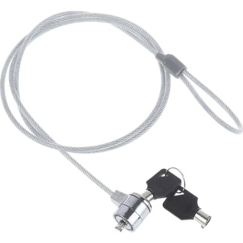 Notebook Laptop Computer Lock Security Security China Cable Chain With Key Notebook PC Laptop Anti-theft lock