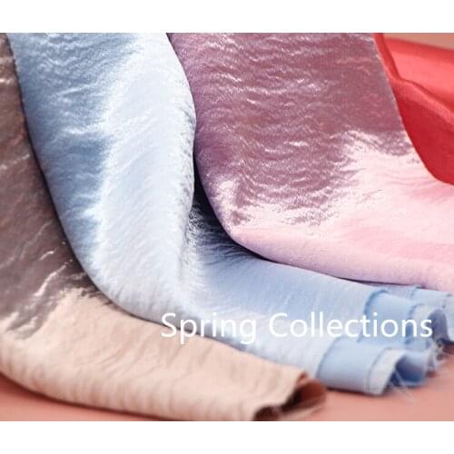 150*100cm 13different Solid Color Crepe Satin Dress Fabric Handmade DIY bag accessories High quality