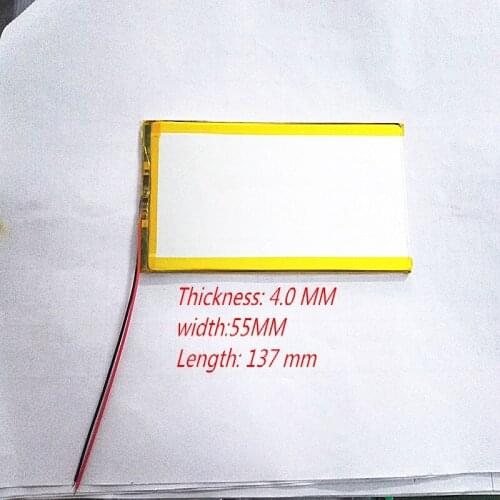 4055137 4500MAH,711 Battery V711 dual-core version of the battery Tablet PC power board lithium