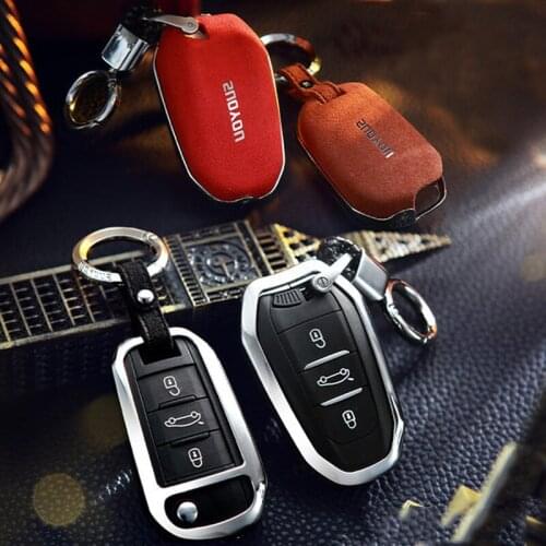 Car Key Cover Case For Peugeot 2008 308 3008 508 4008 308S 301 407 5008 Citroen C4L CACTUS C5 C3 C6 C8 Picasso DS3 DS4 DS5 DS6