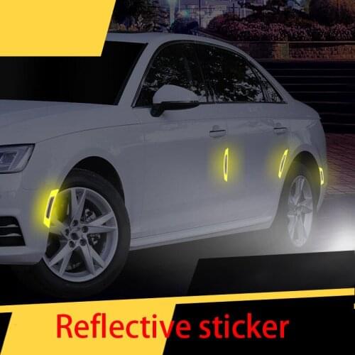 For volkswagen Passat B8 2016-2019 Car Reflective Sticker Car Door Sticker Decal Warning Tape Car styling Safety Mark Accessorie