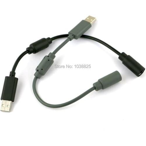 30PCS/LOT Cable Adapter USB Breakaway Connection Cable Cord Adapter for Xbox 360 Wired Controller Cable for Joystick Control