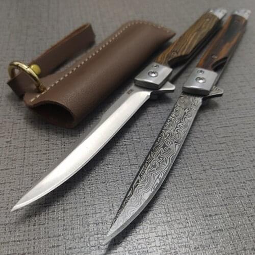 High Quality Pocket Blade With Clip-on Folder High Hardness Folding Knife Portable Rescue Outdoor Camping Knife Hunting Knife