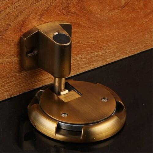 Stainless Steel Stops Magnet Door On Floor Stopper Non Punching Sticker Hidden Door Holders Mounted Nail-Free Door