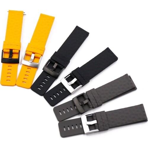 Strap For Suunto Spartan Sport Wrist Hr Baro Suunto9 Silicone Bands Stainless Steel Buckle Replacement Wristband