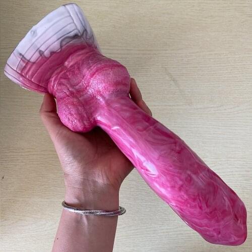 Sex Shop Super Huge Dog Dildo Horse Penis Big Anal Plug Silicone Animal Fake Penis Vagina Sex Toys for Men Female Masturbator 18