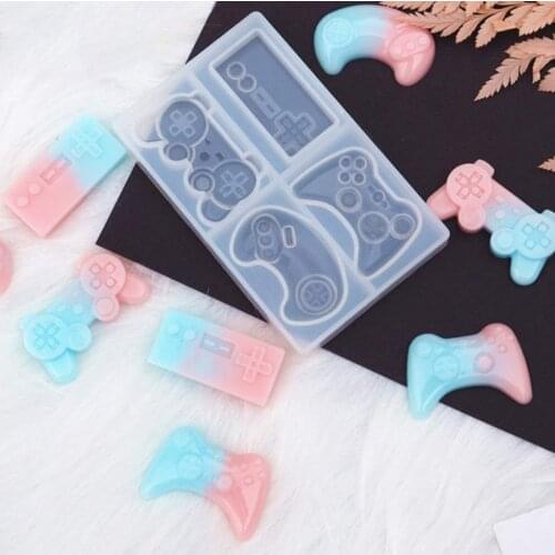 Game Controller Silicone Mold For DIY Resin Epoxy Mold Casting For Key Rings Baking Cupcakes Decorating Cookies Chocolate