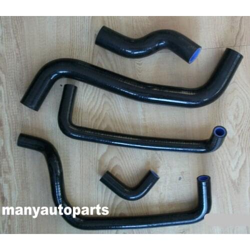 For Toyota Corolla Levin AE101G/AE111 4A-GE 95-00 Silicone Radiator/Coolant Hose black