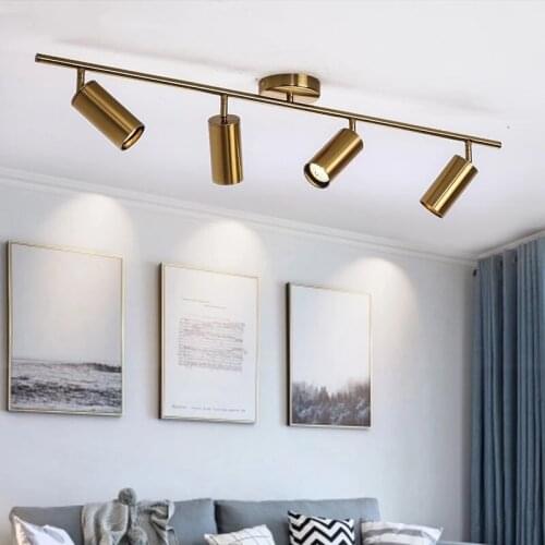 Modern Simple Living Room Ceiling Light Fixture Nordic Rotatable LED Spotlight Ceiling Lamps For Shop Spot Kitchen Ceiling Light