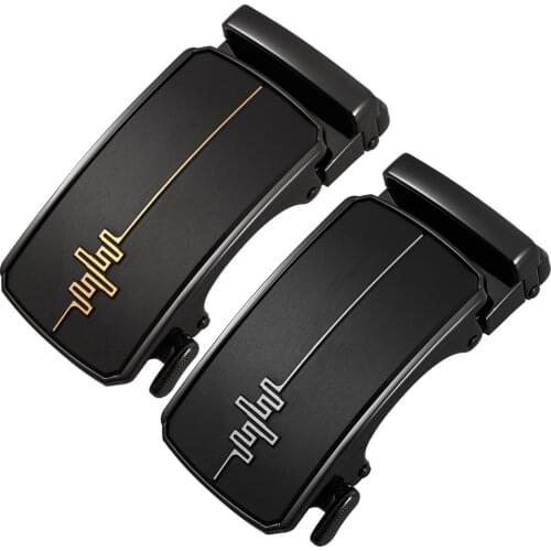 Guan Pin Genuine Mens Belt Head,Belt Buckle, Leisure Belt Head Business Accessories Automatic Buckle Width 3.5CM LY136-24080