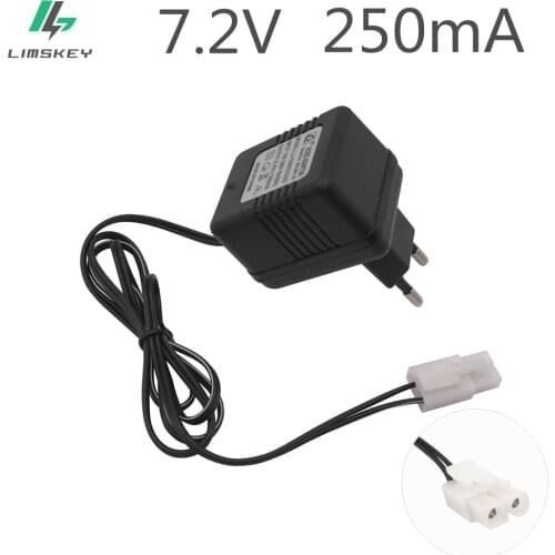 Charger For 7.2V Ni-Cd Ni-MH SC Battery Input AC 110V-240V Output 7.2V 250mA With Tamiya KET-2P Plug For RC Toy