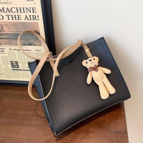 Women Pu Leather Shoulder Bag High Capacity Tote Handbags And Purses 2 pcs/set Brand Designer Female Shopper Shopping Bag Travel