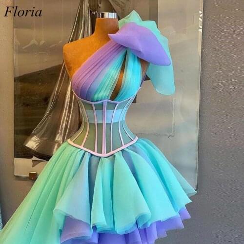 Floria Prom Dresses Sweet One Shoulder Corset Lace-Up Party Gown for Women Girls Quinceanera Dresses Vestidos De Fiesta Birthday
