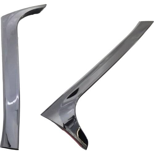 1 Pair Rear Roof Window Side Spoiler Wing Custom Parts Replacement for VW Golf 6 MK6 Gloss Black Auto Accessories