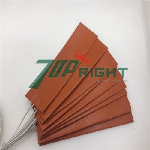 220v110w Silicone Rubber Heater,Silicone Heater Plate size 210x60mm