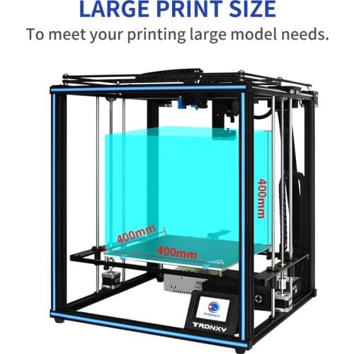 TRONXY X5SA-400 PRO 3D Printer Large Print Size 400*400*400mm OSG Double Axis External Guide Rail Titan Extruder Desktop DIY