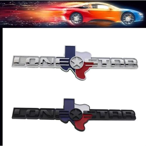 3D TEXAS Map EDITION LONE STAR Decorative Hood Fender trunk Rear Bonnet Decal Emblem Badge Sticker for Universal Cars Motorcycle