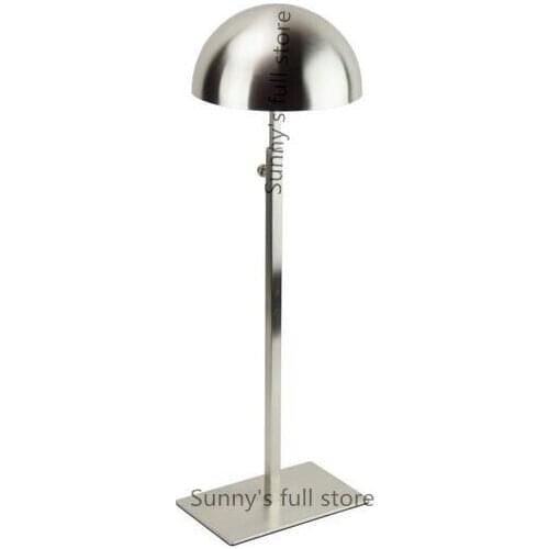 Free Shipping 10PCS Matte Stainless Steel Hat&wig&cap display stand holer rack m3