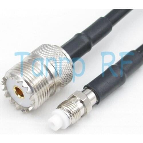 Free Shipping! 3feet Pigtail coaxial jumper cable RG58 extension cable 100CM UHF female jack to FME female jack RF connector