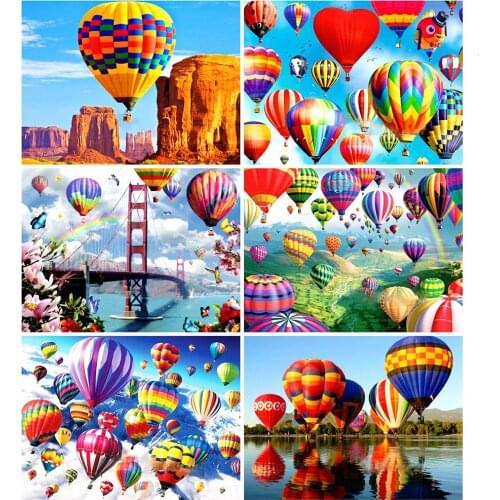 HUACAN Full Square Diamond Painting 5D landscape Diamond Art Embroidery Landscape Cross Stitch Home Decoration Sale