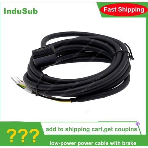 JZSP-CSM03-03-E JZSP-CSM03-05-E JZSP-CSM03-10-E Servo Motor Main Circuit Cable SGMJV Servomotor 3m 5m 10m