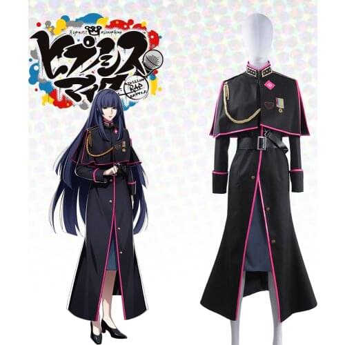 Anime Japanese Voice Actor Division Rap Battle Otome Tohoten Cosplay Costume Military Uniform Trench Jacket Armlet Halloween