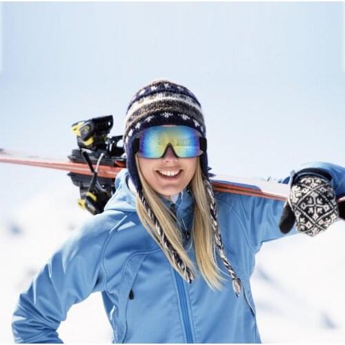 Men Women HD Ski Goggles UV400 Anti-Fog Ski Eyewear Winter Windproof Snowboard Glasses Skiing Goggles Snowboarding Glasses