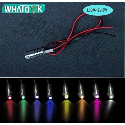 Mini 3W 12v car led light source engine 3mm for car interior fiber optic lighting cinema steps decoration