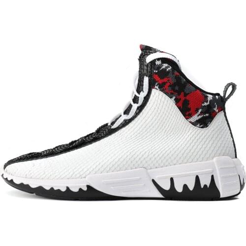 Soulsfeng Mens High Tops Shoes Ankle Boots Breathable Sneakers Walking Shoes,Snake Neck Black/White