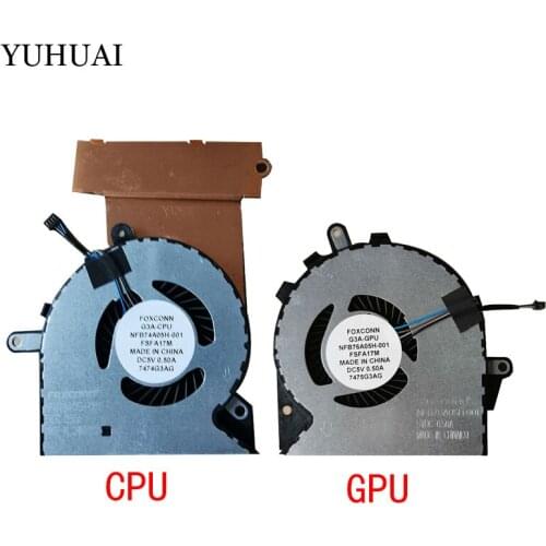 NEW CPU+GPU cooling Fan For HP Omen 15-CE 15-CE010CA 15-CE020CA 15-CE030CA15-CE051NR TPN-Q194